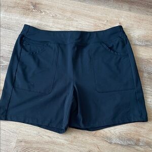 Lands' End Women's Active 5 Pocket Shorts Size L 14-16